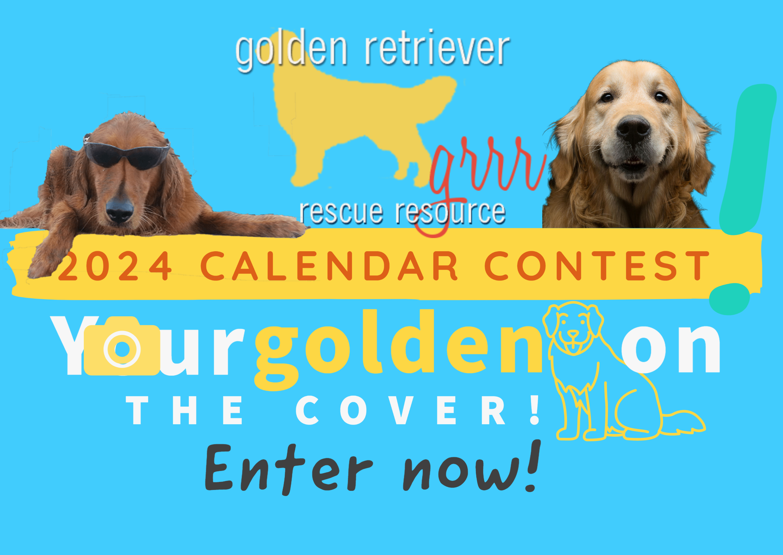 Golden Retriever Rescue Resource Golden Retriever Calendar Contest