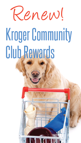 Enroll in Kroger Rewards Program and help GRRR golden retriever dogs everytime you shop at Kroger.